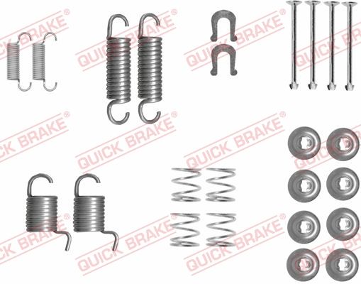 QUICK BRAKE Tarvikesarja, jarrukengät 105-0834